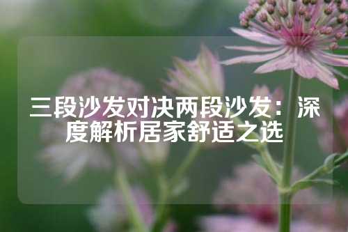 三段沙发对决两段沙发：深度解析居家舒适之选