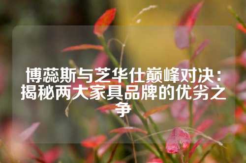博蕊斯与芝华仕巅峰对决：揭秘两大家具品牌的优劣之争