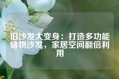旧沙发大变身：打造多功能储物沙发，家居空间翻倍利用