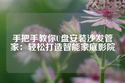 手把手教你U盘安装沙发管家：轻松打造智能家庭影院