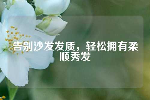 告别沙发发质，轻松拥有柔顺秀发
