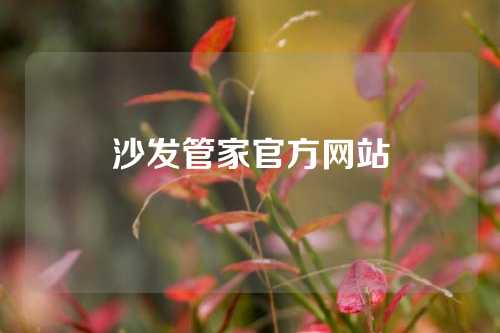 沙发管家官方网站