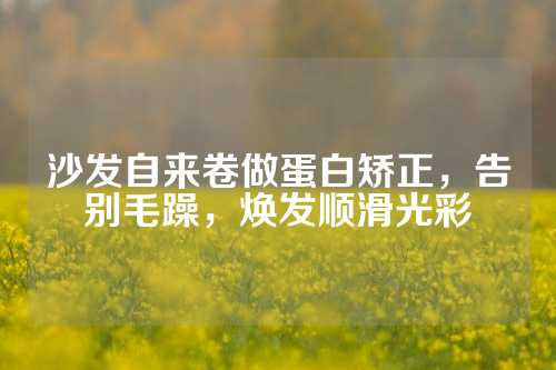 沙发自来卷做蛋白矫正，告别毛躁，焕发顺滑光彩