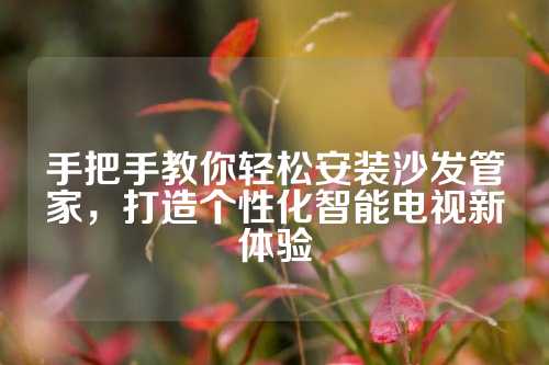 手把手教你轻松安装沙发管家，打造个性化智能电视新体验